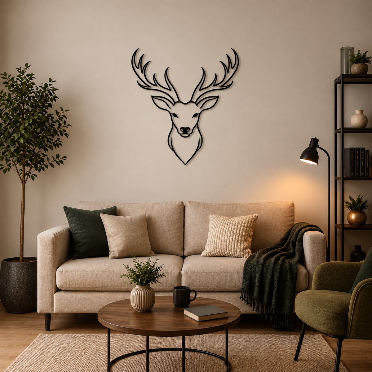 Tête de cerf